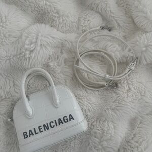 Balenciaga White Mini Bag